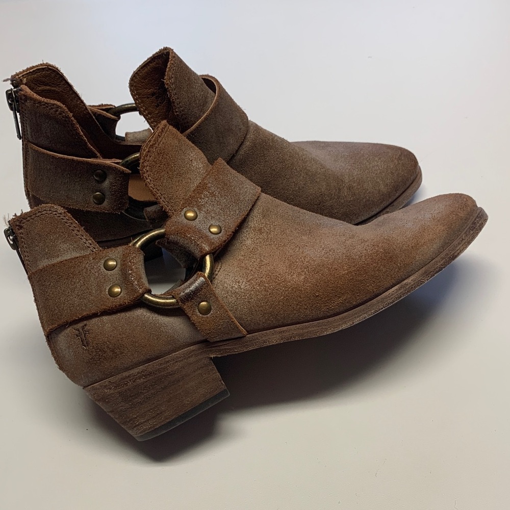 Frye Ray Harness Back Zip - Color Chocolate